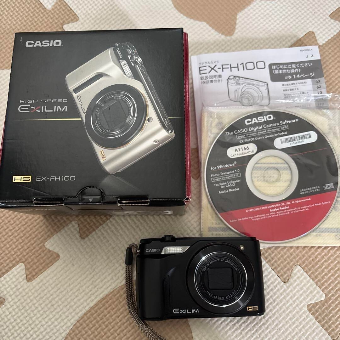 快調！美品★CASIO カシオ EXILIM EX-FH100 4.3-43mm and unopened) CASIO Digital Camera EXILIM FH100 Silver EX