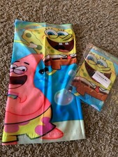 Pair of 2 SpongeBob Squarepants  Patrick Neck Gaiter Protective Face Covers NEW