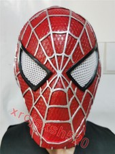 Classic Raimi Spiderman Helmet Cosplay Spider-man Latex Mask Costume Halloween