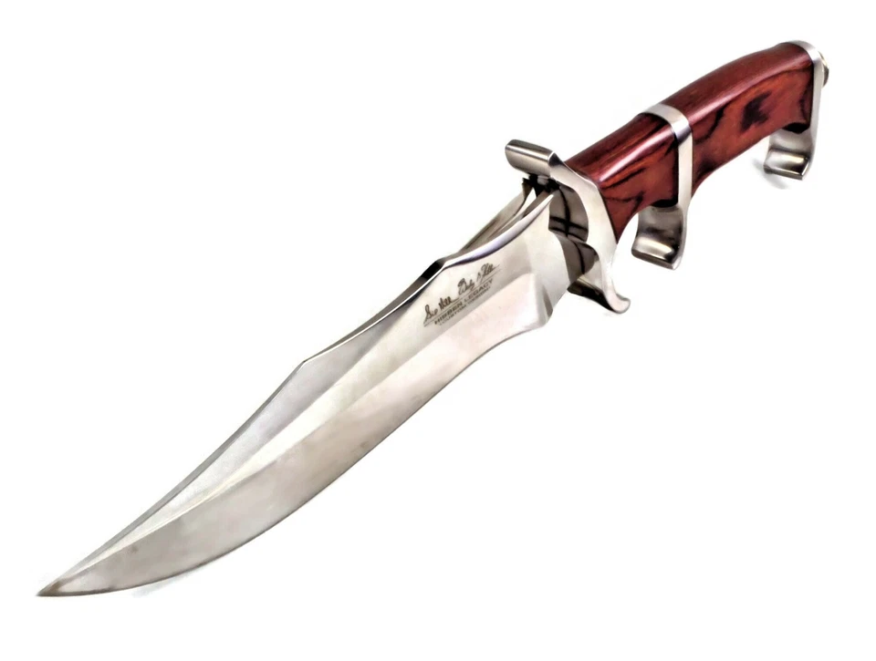 Faca de caça Hibben Darkwood Legacy III Pro com bainha de couro GH5090 - Imagem 3 de 4
