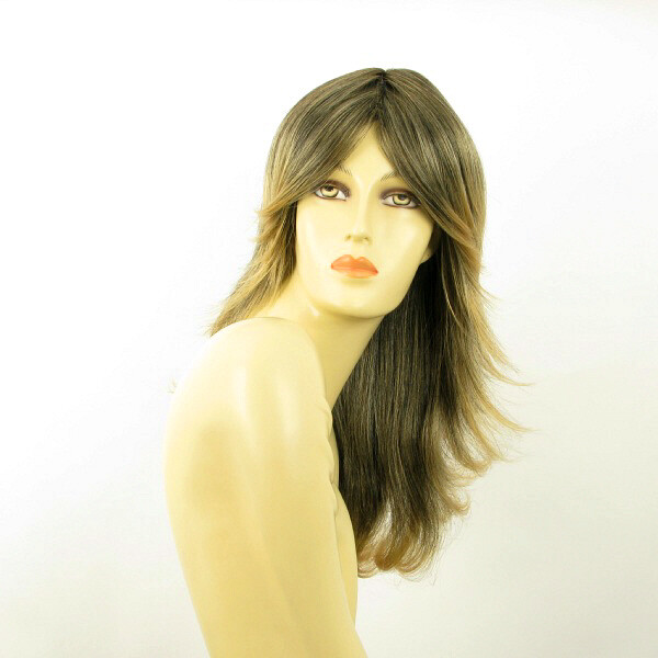 Perruque ZOE 1BT24B longue et brune au rendu naturel haut de gamme