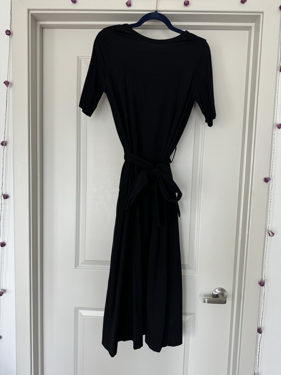 black t shirt dress maxi Wendy Maxi T-shirt Dress in Heavyweight Cotton XL main image 1