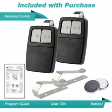 2 Garage Door Opener 2-Button Remote for Universal Clicker 375LM 375UT KLIK1U