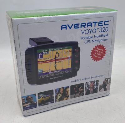 Averatec Voya 320 Portable Handheld GPS Navigation