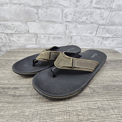 Mens Sandals Clarks Sandals Clarks Leather Flip Flop Kernick Beach