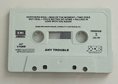 Any Trouble - Any Trouble (EMI America, 1983, Cassette) - Picture 4 of 4