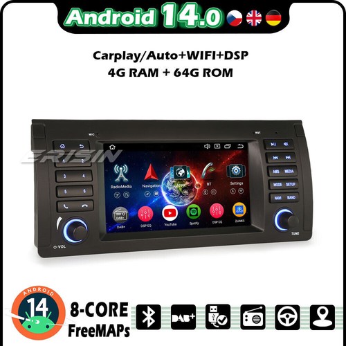 Android 14 CarPlay Autoradio BMW X5 E53 DAB+GPS Navi SWC Bluetooth wifi RDS DSP - Bild 2 von 18