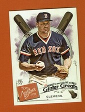 2019 Topps Allen & Ginter Ginter Greats GG-6 Roger Clemens Boston Red Sox