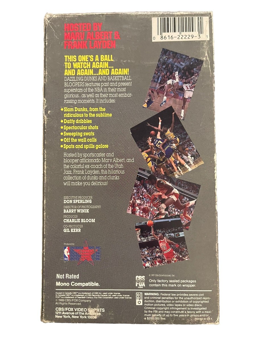 Dazzling Dunks and Basketball Bloopers (VHS, 1993) 86162222931| eBay