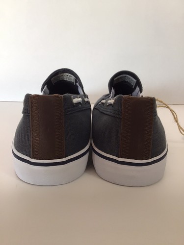 Gotcha Mens Size 8 M Deck Shoes Slip On Loafers Navy Blue Norris New In Box G5 - Picture 7 of 12