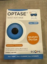 Optase Moist Heat Eye Mask - Washable and Reusable Heated & Cooling Gel Eye Mask