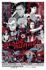 BLADE RUNNER MONDO POSTER TYLER STOUT RIDLEY SCOTT HARRISON FORD RUTGER HAUER