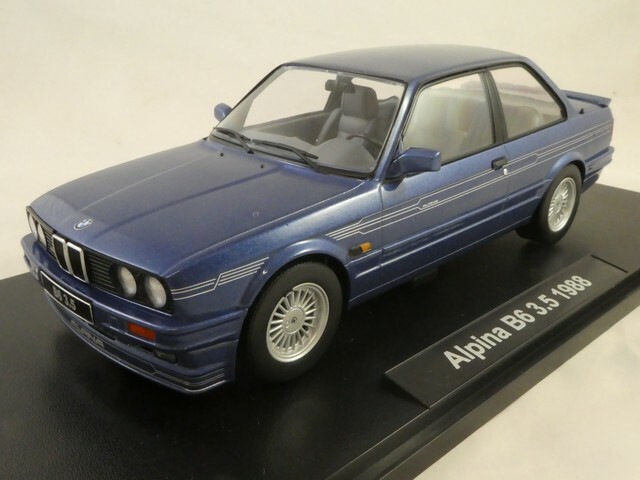 Miniature BMW Alpina B6 3.5 (E30) 1988 Verte - KK-Scale 1/18