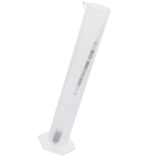 Triple Scale Alcohol Hydrometer and Test Jar for Home Brewing Wine and Beer