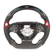 Fit Chevrolet Camaro Ss Steering Wheel Real Carbon Fiber Led 2016-2024 No Heated Fit Chevrolet Camaro Ss Steering Wheel Real Carbon Fiber Led 2016-2024 No Heated