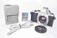 Olympus OM-D E-M5 Silver 16.1MP Mirrorless Digital Camera w/Battery, Charger