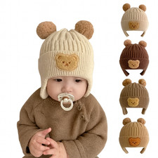 Soft Baby Toddler Knit Beanie Hat Warm Winter Skull Cap for Boys Girls One Size