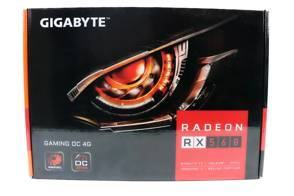 Gigabyte Radeon RX 560 4GB Gaming OC GPU | Brand New! - Image 2 of 3
