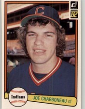 1982 Donruss Joe Charboneau #363 Cleveland Indians