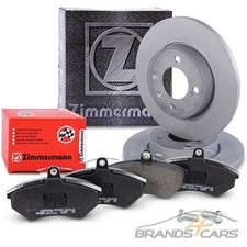 ZIMMERMANN BREMSSCHEIBEN + BELÄGE VORNE FÜR VW PASSAT 35I 1.6 1.8 1.9 BJ 88-97