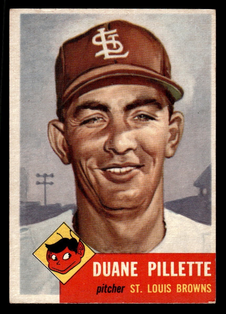 1953 Topps Baseball #269 Duane Pillette (Short print) EX *k2
