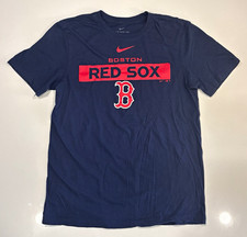 Nike Boston Red Sox MLB Baseball Shirt Unisex Size S Blue