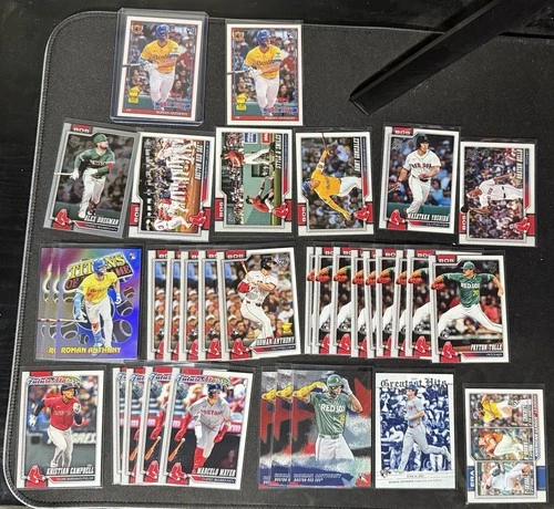 Roman Anthony Rookie , Marcelo Mayer RedSox 50 Card Team Lot