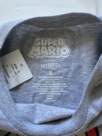 SUPER MARIO BROS. Nintendo T-Shirt MENS SMALL NEW w/ TAG NES N64 Wii Official