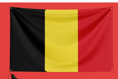 NEW Belgium Flag 3x5Ft Belgium Tapestry Belgium Banner Belgium World Cup Soccer