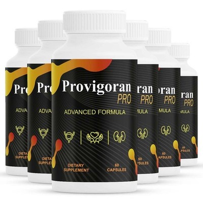 (6 Pack) Provigoran Pro for Men, Advanced Prostate and Bladder Support Capsules