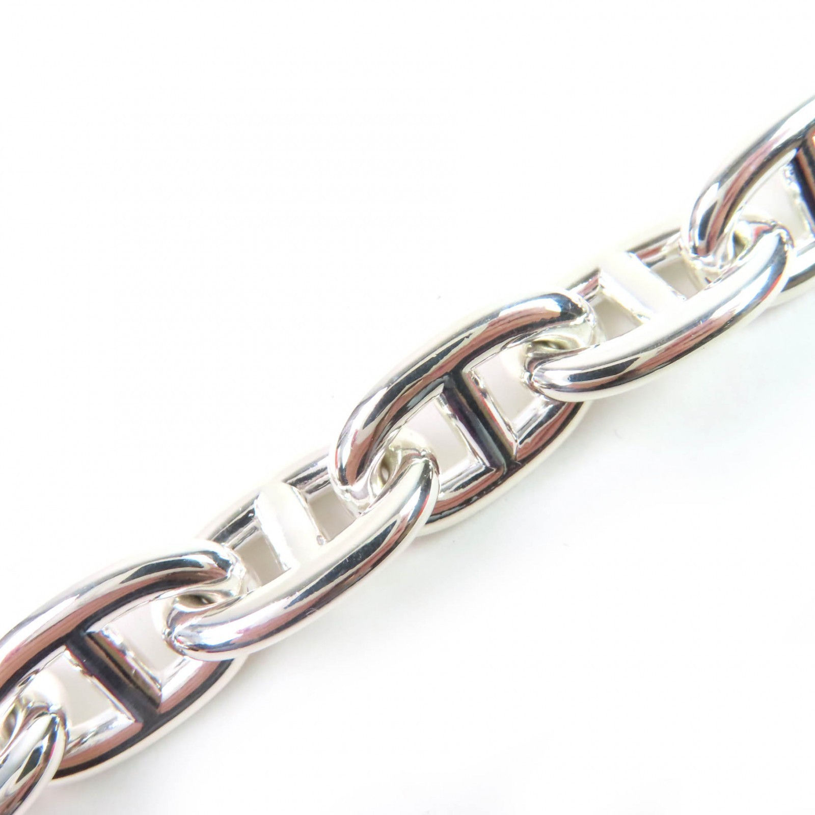 HERMES bracelet Chene Dunkle MM 13 frames Silver AG925 Women thumbnail 4