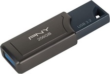 PNY 256GB PRO Elite V2 USB 3.2 Gen 2 Flash Drive   600MB/s 256GB, Gunmetal