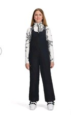 Obermeyer Anya Black Bib Snow Pants - Girls Size-S
