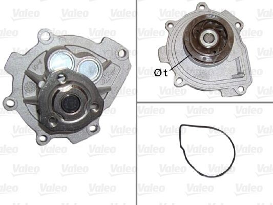 Valeo 506837 Wasserpumpe FüR Alfa Romeo Chevrolet Passend FüR Fiat Opel Saab-image