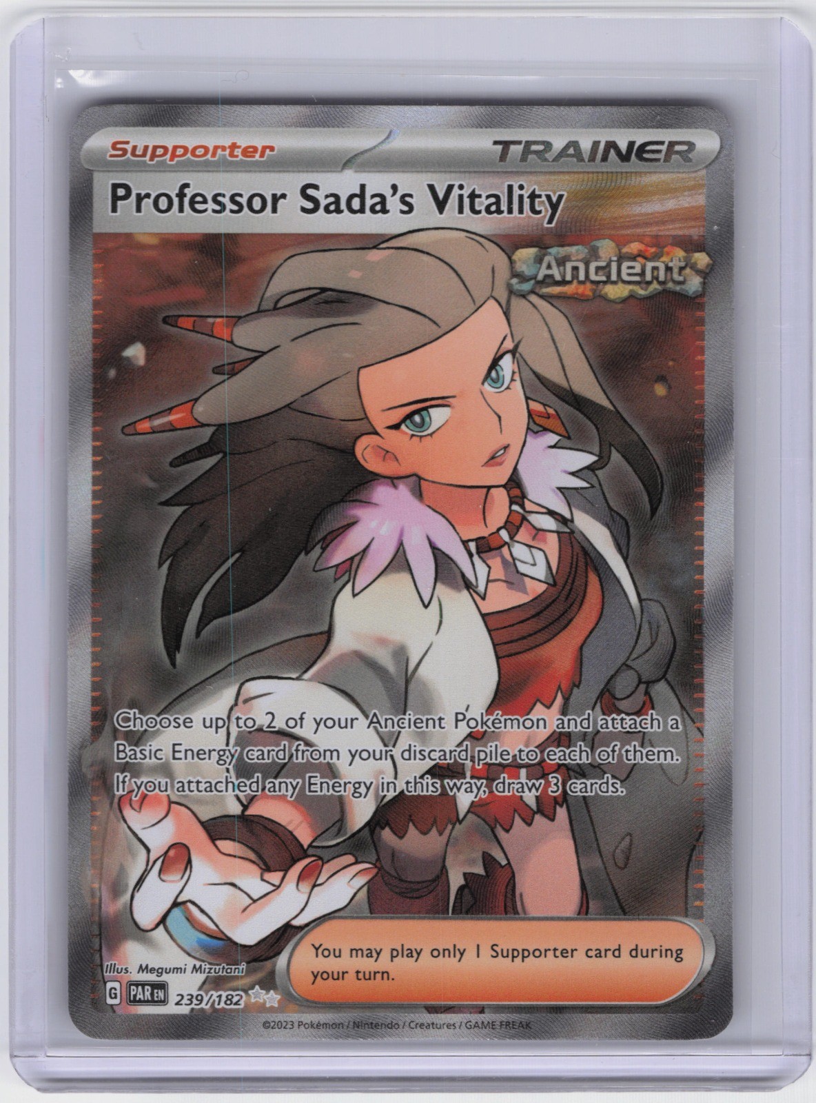 Professor Sada's Vitality Ultra Rare SV04: Paradox Rift 239/182 NM