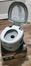 Coleman Portable FLUSH TOILET 13.3 Liter Camping,Boats,Hunting,Cabins New w/Box