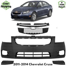 Front Bumper Cover Fascia Grille Assembly Kit For 2011-2014 Chevrolet Cruze Front Bumper Cover Fascia Grille Assembly Kit For 2011-2014 Chevrolet Cruze