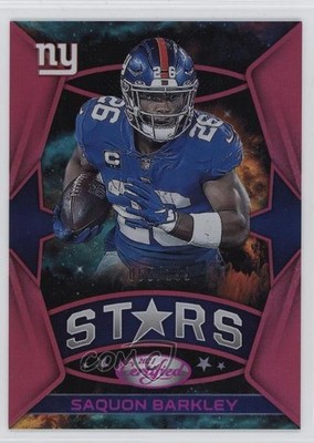 2021 Certified Stars Mirror Pink 65/199 Saquon Barkley #CS-2 8mm