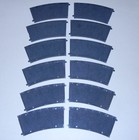 Carrera Universal 132: 12 x Außenrandstreifen für Kurve 1 (50601)