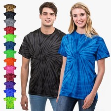 COLORTONE - Unisex Batik Shirt Tonal Spider Flower Power Tie-Dye 100% Baumwolle