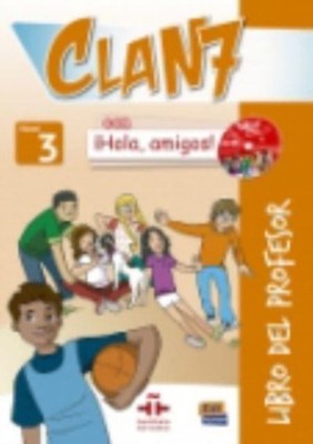 CLAN 7 CON HOLA AMIGOS 3 TUTOR MANUAL CD by EDINUMEN, EQUIPO Paperback Self Help