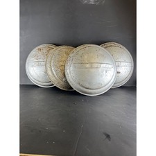 Vintage 47-48 Ford Dog Dish Center Caps Hub Super Deluxe Pickup Coupe Shop Decor