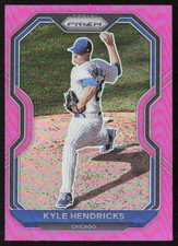 2021 Panini Prizm Pink Prizm Kyle Hendricks #97 Chicago Cubs