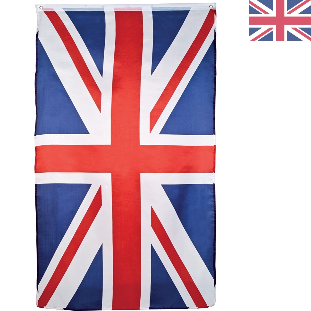 5ft x 3ft Eyelet Union Jack Flag – Perfect for Patriotic Events and Celebrations