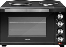 Daewoo 1500W 32L Capacity Electric Oven with 1000W and 600W Hot Plates,90-230°
