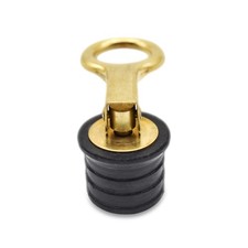 Marine City Brass Snap Handle Drain Plug 1-1/4" Marine Yachts Kayaks Durable