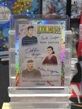 2025 Invincible Keepsake triple signagraph Blood Splatter 6/13 Grayson Omni-Man 