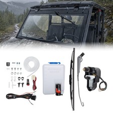 Universal Electric Windshield Wiper Kit 165 Warm Blade Bottle For Polaris Golf