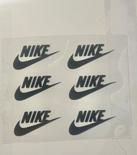 6 x Nike iron on vinyl transfer sports logos lrom on Heat vinyl Transfer