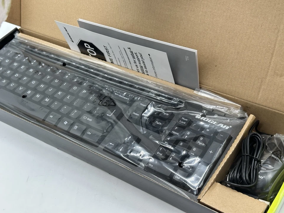 IOGEAR GKM513 Wired Keyboard And Mouse Combo, Spill Resistant - Image 4 of 4